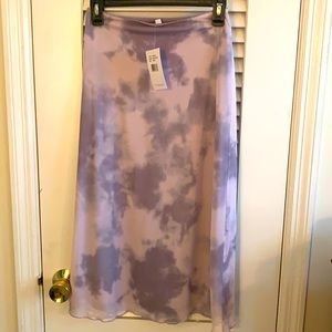 Tie dye slip skirt